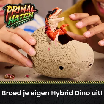 Primal Hatch Hybrid Hatchers Spielzeug-Dinosaurier & Ei, geheimnisvolle Mini-Dino-Kreatur, Kinderspielzeug für Jungen & Mädchen ab 5 Jahren, Ausführungen können variieren