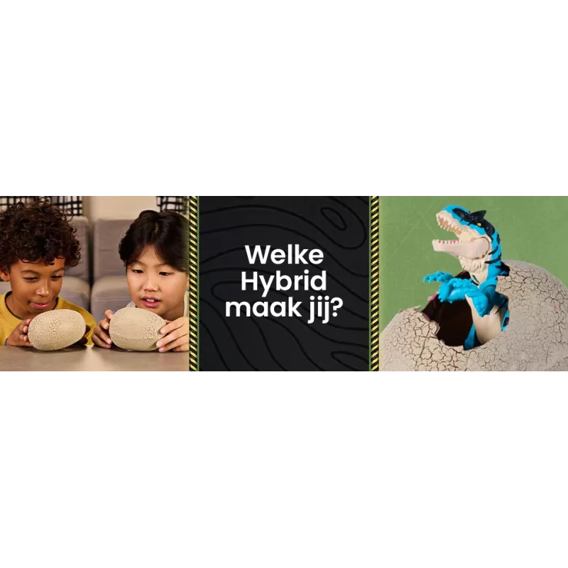 Primal Hatch Hybrid Hatchers Spielzeug-Dinosaurier & Ei, geheimnisvolle Mini-Dino-Kreatur, Kinderspielzeug für Jungen & Mädchen ab 5 Jahren, Ausführungen können variieren