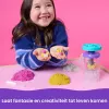 Kinetic Sand, Smoothie-Mixer-Spielset, Osternest-Füller, enthält 14 oz formbaren Spielsand, Werkzeuge und Eis-am-Stiel-Form, Spiellebensmittel-Spielzeug
