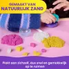 Kinetic Sand, Smoothie-Mixer-Spielset, Osternest-Füller, enthält 14 oz formbaren Spielsand, Werkzeuge und Eis-am-Stiel-Form, Spiellebensmittel-Spielzeug