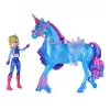 Unicorn Academy, Train & Glow Light-up River Einhorn mit Isabel, Ostergeschenkidee, Puppen & Einhornspielzeug für Mädchen, enthält 3 Trainingsaccessoires