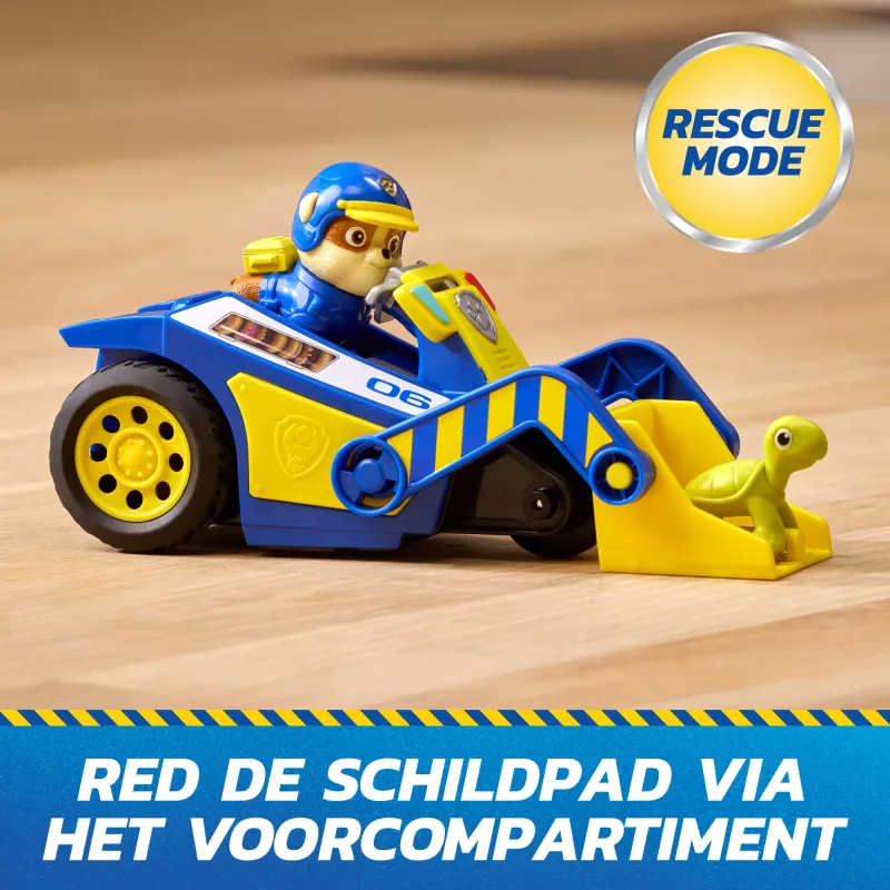PAW Patrol : Search & Rescue, Rubble Rescue Bulldozer Fahrzeug mit 2 Figuren, Polizeiauto-Spielzeug mit Rückzieh-Action, Kinderspielzeug für Jungen & Mädchen ab 3 Jahren