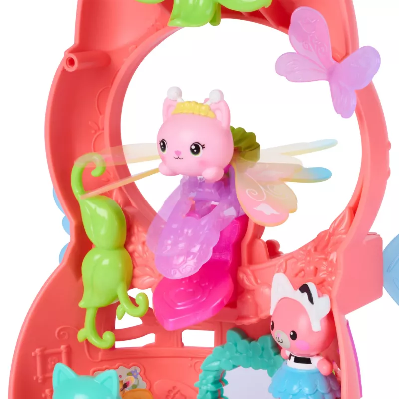 Gabbys Puppenhaus Feenlandia, Kitty Feen Schwing-flieg-riffes Spielset mit 12 Teilen & exklusivem Schwing-flieg-riff Ring, Kinderspielzeug für Mädchen & Jungen ab 3 Jahren