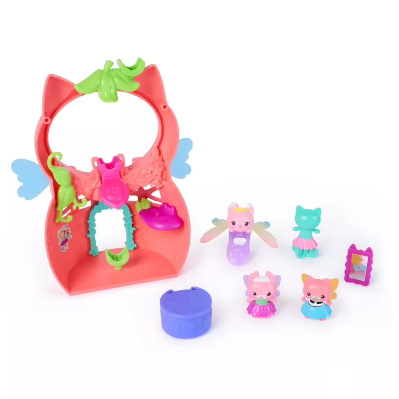 Gabbys Puppenhaus Feenlandia, Kitty Feen Schwing-flieg-riffes Spielset mit 12 Teilen & exklusivem Schwing-flieg-riff Ring, Kinderspielzeug für Mädchen & Jungen ab 3 Jahren