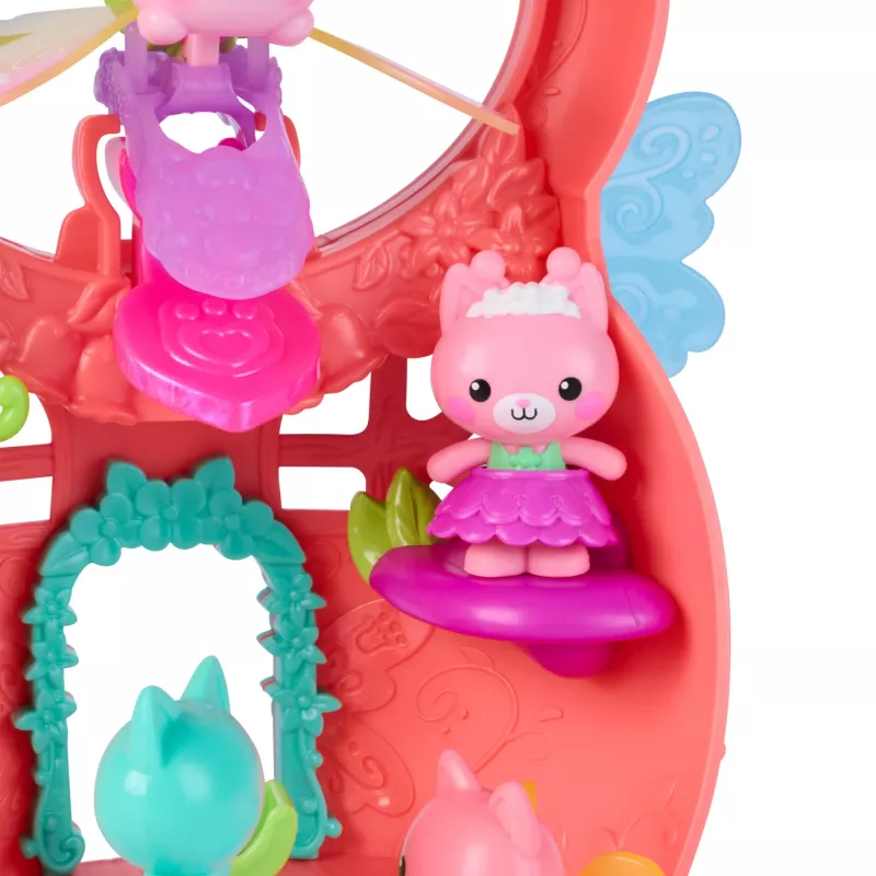 Gabbys Puppenhaus Feenlandia, Kitty Feen Schwing-flieg-riffes Spielset mit 12 Teilen & exklusivem Schwing-flieg-riff Ring, Kinderspielzeug für Mädchen & Jungen ab 3 Jahren