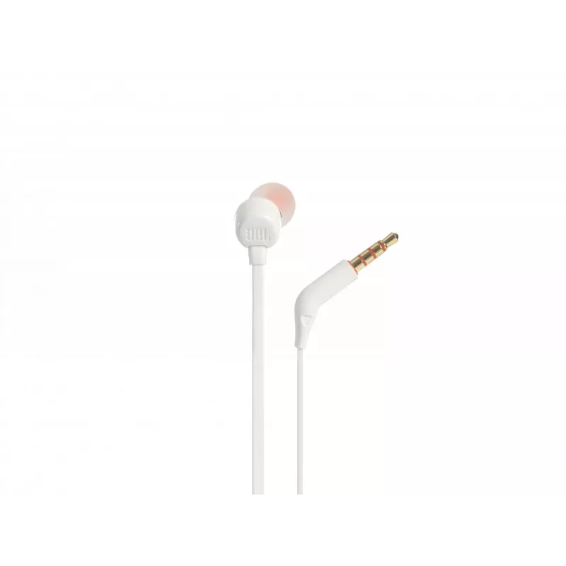JBL Tune 110 WHITE, Kabelgebunden, 20 - 20000 Hz, Musik, Headset, Weiß
