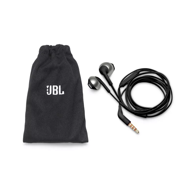 JBL Tune 205 Schwarz, Kabelgebunden, 20 - 20000 Hz, Anrufe/Musik, 14,3 g, Headset, Schwarz
