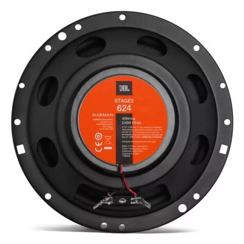 JBL Stage2 624 Auto-Lautsprecher rund 2-Wege 240 W 2 Stück