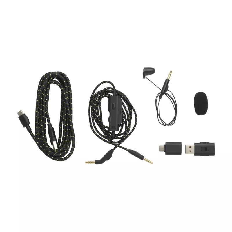 JBL Quantum 910X Headset Kabelgebunden & Kabellos Kopfband Gaming USB Type-C Bluetooth Schwarz, Grün