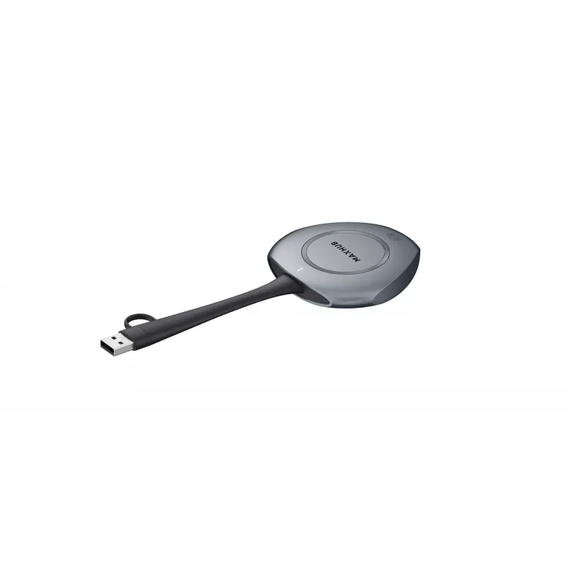 MAXHUB WT13M 4K BYOM Wireless Sharing Dongle, Dongle, USB, Wi-Fi, Wi-Fi 6 (802.11ax), USB Typ-C, Schwarz, Hellgrau