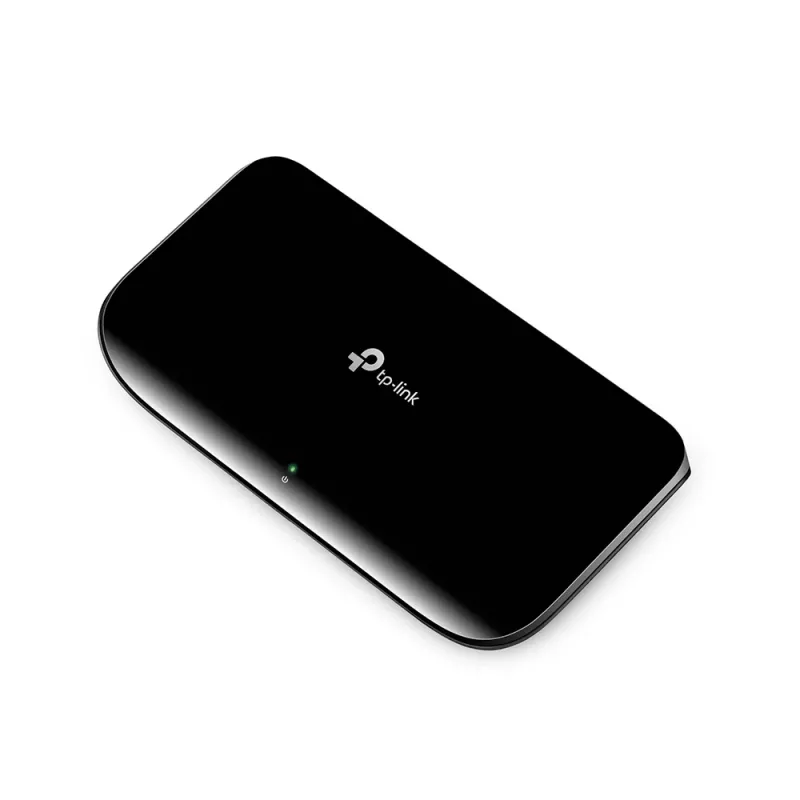 TP-Link 8-Port Gigabit Desktop Netzwerk-Switch, Unmanaged, Gigabit Ethernet (10/100/1000), Wandmontage möglich
