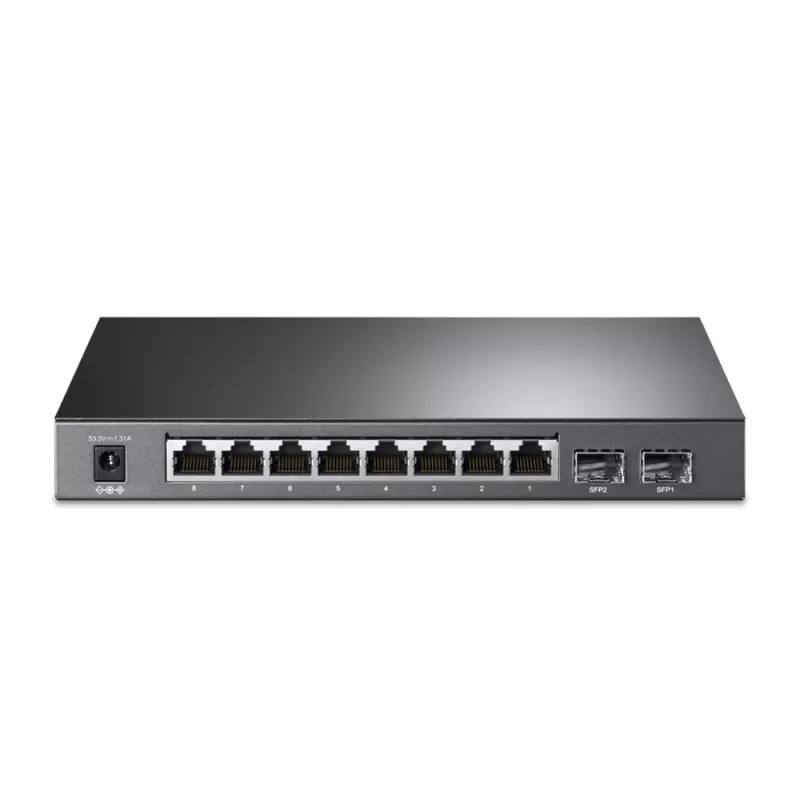 TP-Link JetStream 8-Port Gigabit Smart PoE+ Switch mit 2 SFP-Slots
