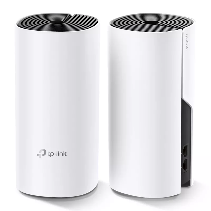 TP-Link AC1200 Ganzhaus-Mesh-WLAN-System, 2er-Pack, Weiß, Intern, Mesh-System, Strom, Status, Dualband (2,4 GHz / 5 GHz), Wi-Fi 5 (802.11ac)
