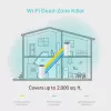 TP-Link AC1200 Ganzhaus-Mesh-WLAN-System, 2er-Pack, Weiß, Intern, Mesh-System, Strom, Status, Dualband (2,4 GHz / 5 GHz), Wi-Fi 5 (802.11ac)