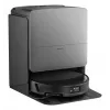 Roboterstaubsauger Roborock SAROS 20X — rund, 0,259 L Staubbehälter, 6400 mAh, 200 min Laufzeit, Basis mit 2,5 L Staub, Wischmopreinigung, schwarz