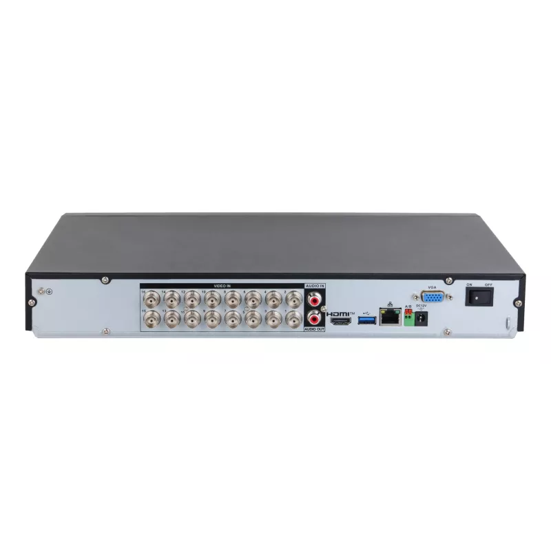 DVR Dahua Technology XVR5216AN-4KL-I3/T – 16-Kanal 4K (3840x2160), H.264/H.265, 1xRJ45, 1xUSB3.2, 1xUSB2.0, max. HDD 16 TB, Schwarz