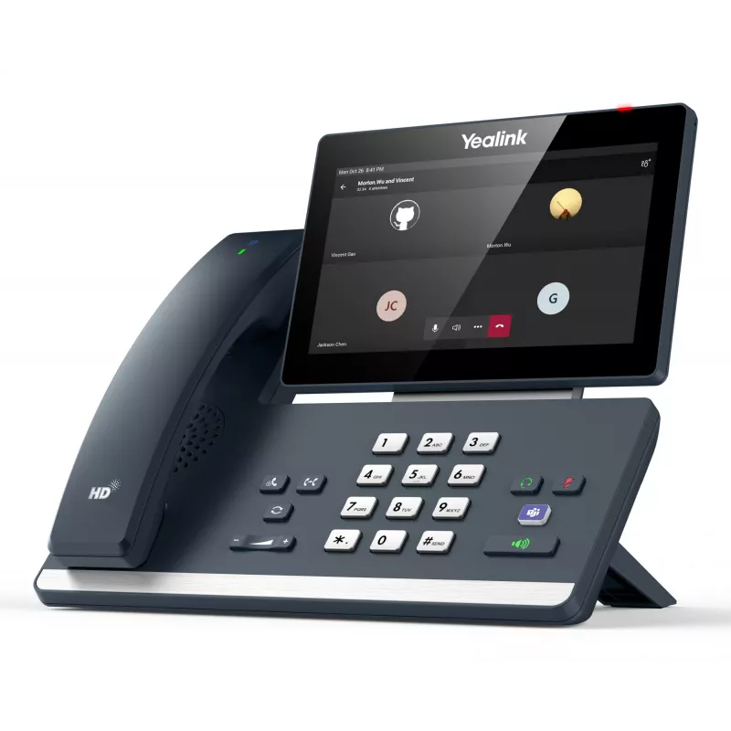 Yealink MP58-WH Microsoft Teams Edition, IP-Telefon, Grau, Kabelloses Mobilteil, Schreibtisch, Android, Microsoft Teams