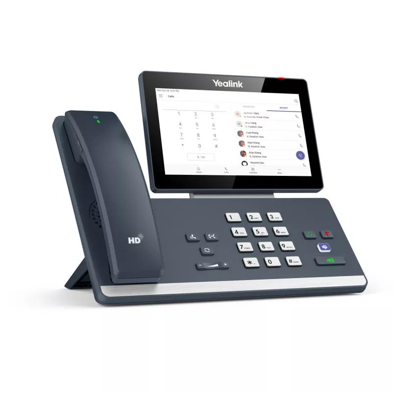 Yealink MP58-WH Microsoft Teams Edition, IP-Telefon, Grau, Kabelloses Mobilteil, Schreibtisch, Android, Microsoft Teams