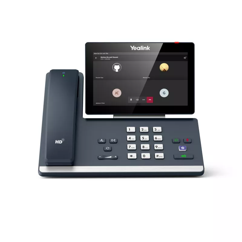 Yealink MP58-WH Microsoft Teams Edition, IP-Telefon, Grau, Kabelloses Mobilteil, Schreibtisch, Android, Microsoft Teams