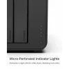TerraMaster D4-320 Disk-Array Desktop Schwarz 4 Laufwerke HDD SSD