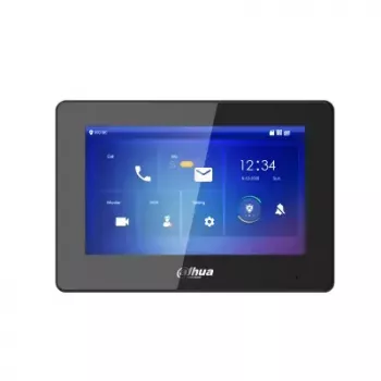 Display Dahua VTH5422HB — Innenmonitor-Display, 12V DC, 6 W typisch, Ethernet 10/100 Mbit/s, schwarz