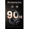 Ugreen HiTune Max5 Headset Kabelgebunden & Kabellos Head-band Anrufe/Musik Bluetooth Schwarz