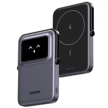 Ugreen UNO 5000 mAh kabelloses Laden Schwarz