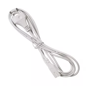 Stromkabel TARGUS HJ4411WHEUX, 2 m, Netzstecker Typ C auf IEC C7, weiß