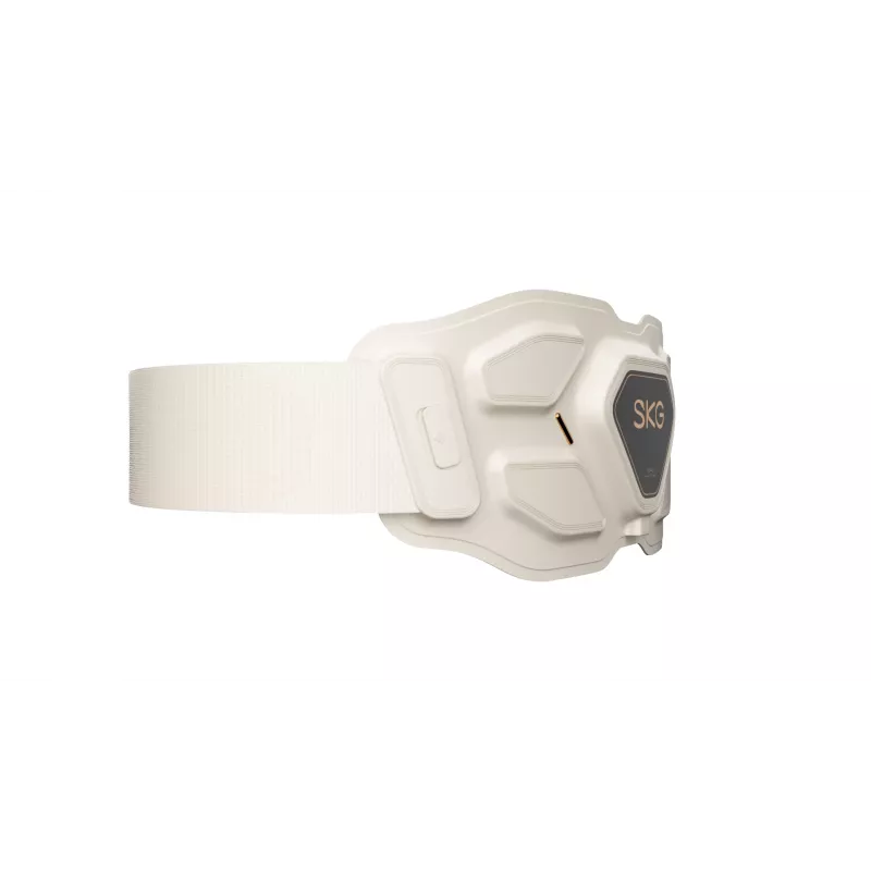 Taillenmassagegerät SKG W9-Pro — batteriebetrieben 10 W, Vibrations- und Kombi-Massage, integrierter Akku, weiß