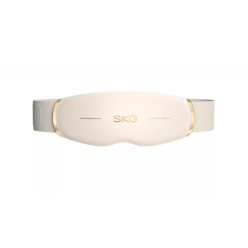 Taillenmassagegerät SKG GS500 — EMS und Vibration, eingebauter Akku, 10 W, Weiß