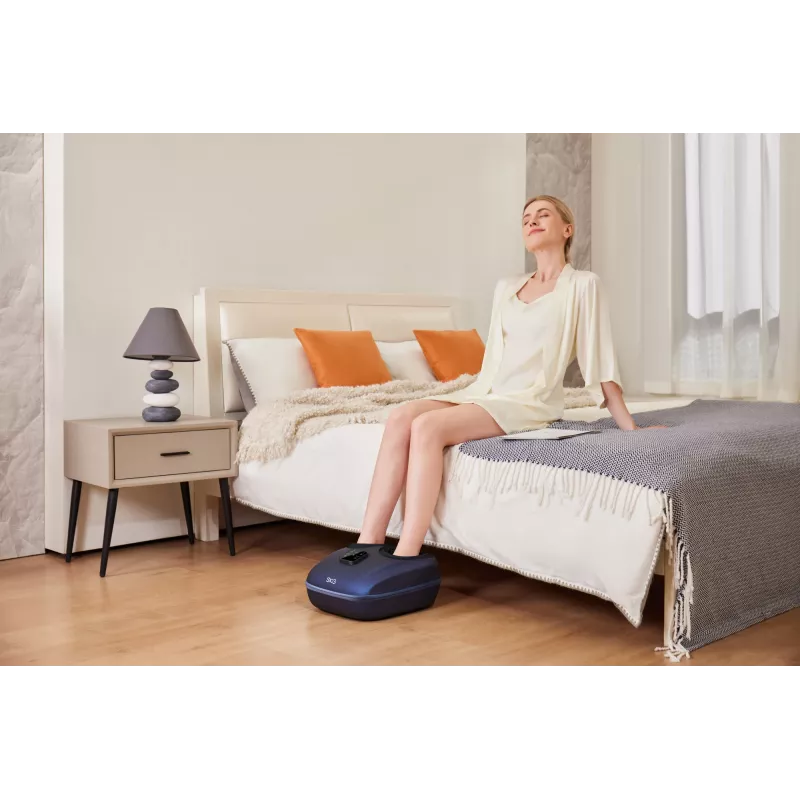 SKG YS100 – Grau, Knetmassage, Fuß, Grau, Kunststoff, Tasten, 12 Köpfe