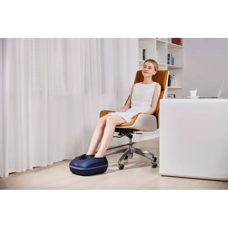 SKG YS100 – Grau, Knetmassage, Fuß, Grau, Kunststoff, Tasten, 12 Köpfe