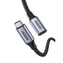 Ugreen USB-C 3.1 Verlängerungskabel USB-Kabel USB 3.2 Gen 2 (3.1 Gen 2) 1 m USB C Schwarz, Grau