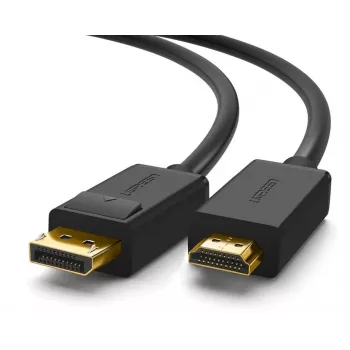 Videokabel-Adapter Ugreen 10239 1,5 m DisplayPort auf HDMI Schwarz