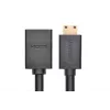 HDMI-Kabel Ugreen 20137 Mini-HDMI Stecker auf HDMI Buchse Schwarz Gold