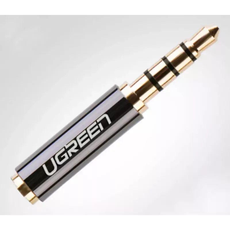 Ugreen Adapter 2,5 mm (Buchse) auf 3,5 mm (Stecker) Micro-Klinke auf Mini-Klinke Adapter schwarz (20502)