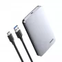 HDD/SSD-Gehäuse UGREEN 70498 für 2,5-Zoll-SATA-Laufwerke, ein Einschub, USB-C (USB 2.0/3.2 Gen2), Aluminium, bis zu 6 TB