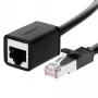 Netzwerkkabel UGREEN Cat6 2 m — RJ‑45 auf RJ‑45, schwarz