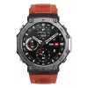 Amazfit T-Rex 3 Lava 3,81 cm (1,5 Zoll) AMOLED 48,5 mm Digital 480 x 480 Pixel Touchscreen Schwarz, Edelstahl GPS (Satellit)