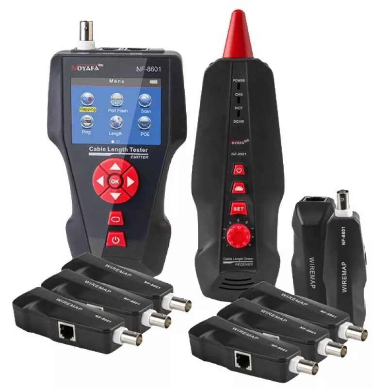 Kabeltester LYNX CS TLCD88 — LCD-Tester für Cat3/Cat5E/Cat6 und PoE-Erkennung
