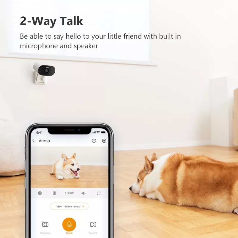 IP-Überwachungskamera IMOU Versa IPC-C22FP-C — kabellose Bullet, 2 MP Full HD, 97°×52° Sichtfeld, 8-facher Digitalzoom, IP65