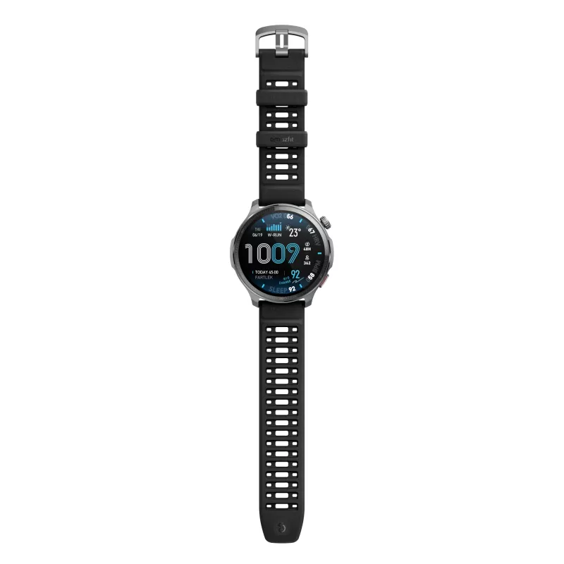 Amazfit Balance 2 XT 3,81 cm (1,5 Zoll) AMOLED Digital 480 x 480 Pixel Touchscreen Schwarz Wi-Fi GPS (Satellit)