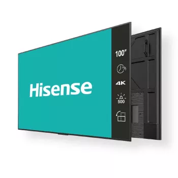 Hisense 100BM66D Signage-Display 2,54 m (100 Zoll) LED Wi-Fi 500 cd/m² 4K Ultra HD Schwarz 24/7