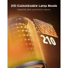 Tischlampe Govee H6020 Table Lamp 2 Pro Sound by JBL — RGBIC + Warmweiß, 600 lm, Wi‑Fi & Bluetooth, 5200 mAh