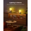 Tischlampe Govee H6020 Table Lamp 2 Pro Sound by JBL — RGBIC + Warmweiß, 600 lm, Wi‑Fi & Bluetooth, 5200 mAh