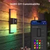 Außenwandleuchte Govee H7078CD1 Smart RGB-Farbwechsel, WLAN-/App-Steuerung