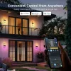 Außenwandleuchte Govee H7078CD1 Smart RGB-Farbwechsel, WLAN-/App-Steuerung