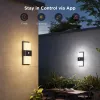 Außenwandleuchte Govee H7078CD1 Smart RGB-Farbwechsel, WLAN-/App-Steuerung