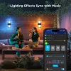 Außenwandleuchte Govee H7078CD1 Smart RGB-Farbwechsel, WLAN-/App-Steuerung