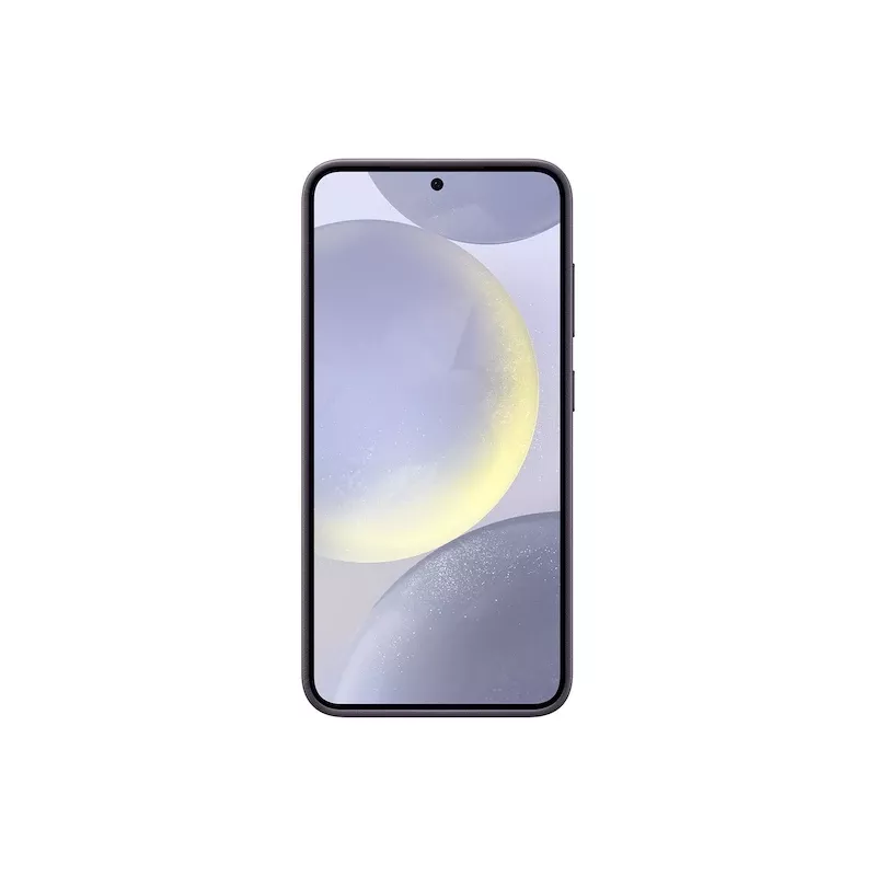 Samsung-Hülle Vegan Leather Case Violett für Galaxy S24, Kunstleder, für 6,2-Zoll-Bildschirm